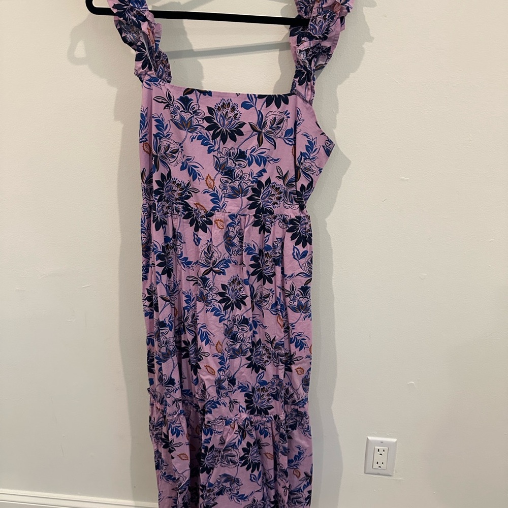 Summer cotton midi gown